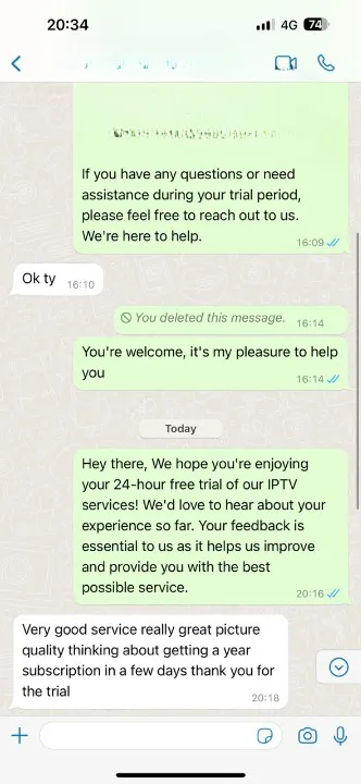 IPTV With 4K Service Testimonial